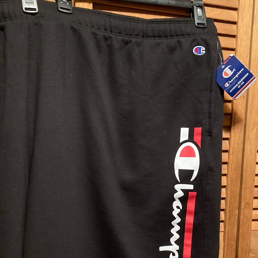 Champion Black Fleece Shorts - Picture 6 of 12